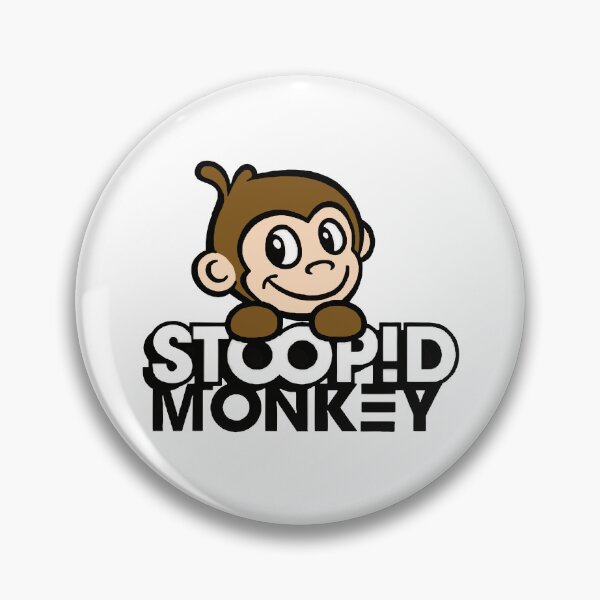 Item preview, Stoopid Monkey Cute Cartoon Character Logo designed and sold by Julieneilw.