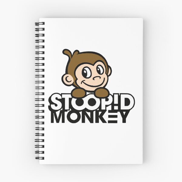Item preview, Stoopid Monkey Cute Cartoon Character Logo designed and sold by Julieneilw.