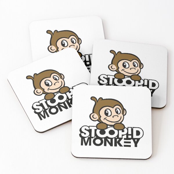 Item preview, Stoopid Monkey Cute Cartoon Character Logo designed and sold by Julieneilw.