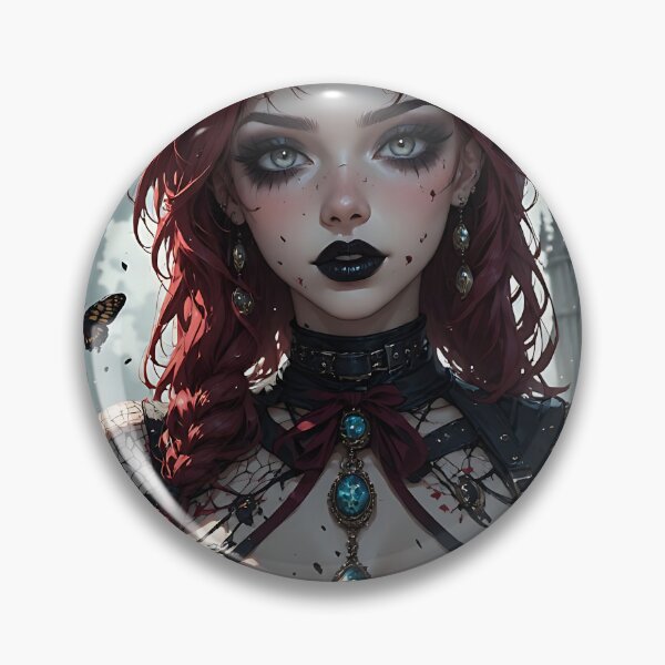 Item preview, Hot Halloween Anime Goth Girl Waifu 245 designed and sold by Your New Fixation.