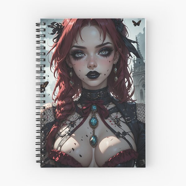 Item preview, Hot Halloween Anime Goth Girl Waifu 245 designed and sold by Your New Fixation.