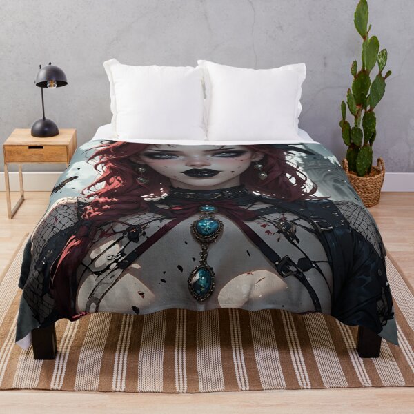 Item preview, Hot Halloween Anime Goth Girl Waifu 245 designed and sold by Your New Fixation.