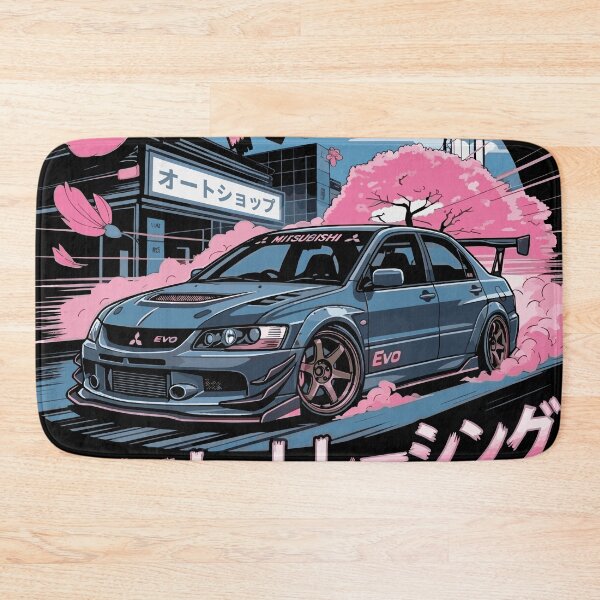 Item preview, Japan Evo Racecar - Drift Car - JDM Japanese Street Racing Car Culture designed and sold by RaceDayRags.