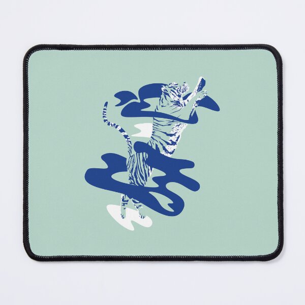 Item preview, A tiger through the smoke (blue edition) designed and sold by Juliette Lancien.