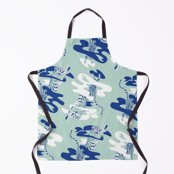 Item preview, A tiger through the smoke (blue edition) designed and sold by Juliette Lancien.