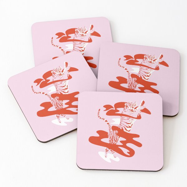 Item preview, A tiger through the smoke (red edition) designed and sold by Juliette Lancien.