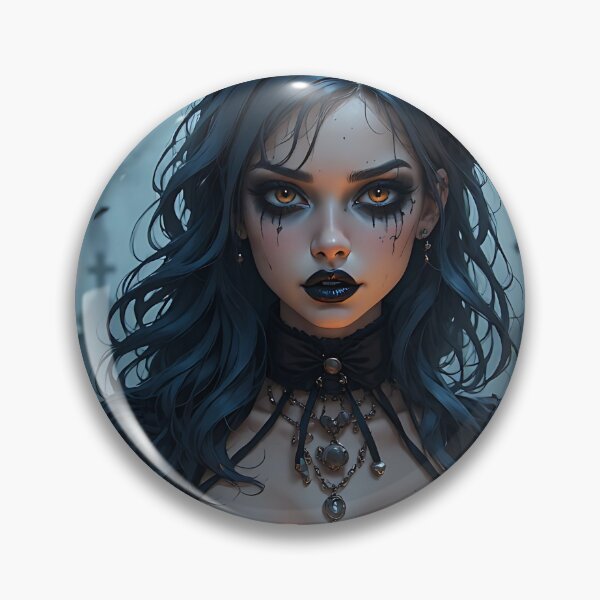 Item preview, Hot Halloween Anime Goth Girl Waifu 247 designed and sold by Your New Fixation.