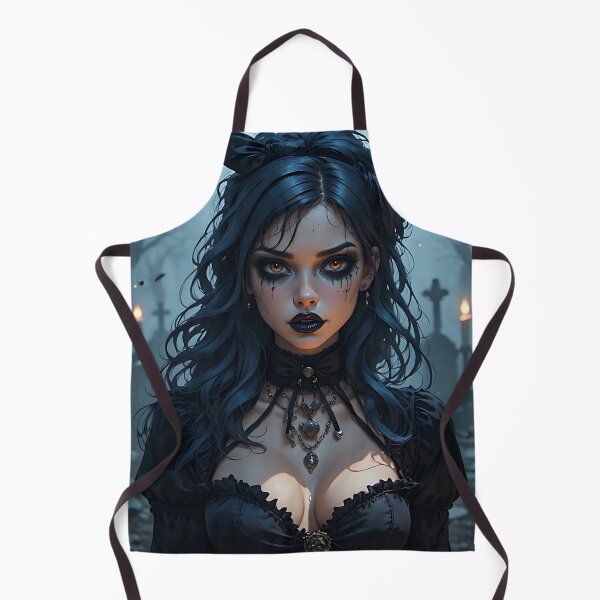 Item preview, Hot Halloween Anime Goth Girl Waifu 247 designed and sold by Your New Fixation.