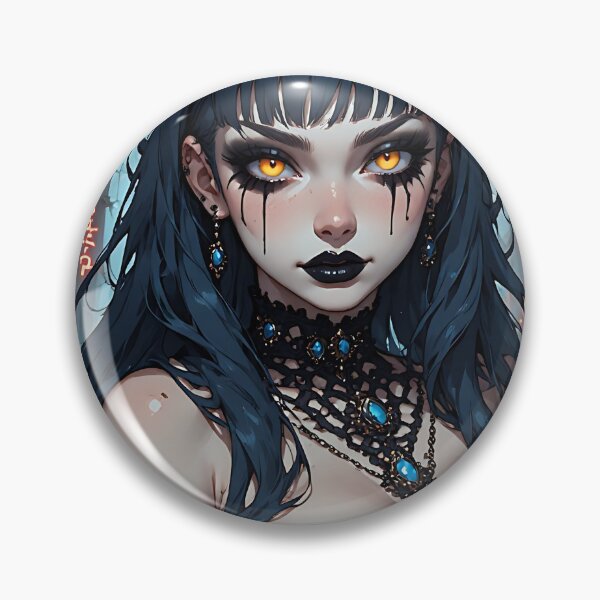 Artikelvorschau, Heißes Halloween-Anime-Goth-Girl-Waifu 248 entworfen und verkauft von Your New Fixation.