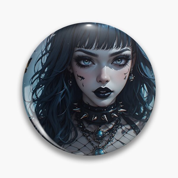 Item preview, Hot Halloween Anime Goth Girl Waifu 249 designed and sold by Your New Fixation.