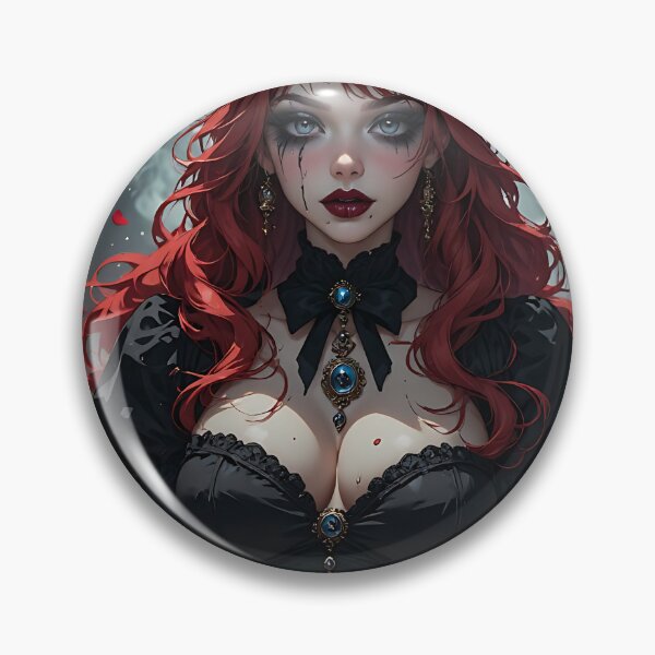 Item preview, Hot Halloween Anime Goth Girl Waifu 252 designed and sold by Your New Fixation.