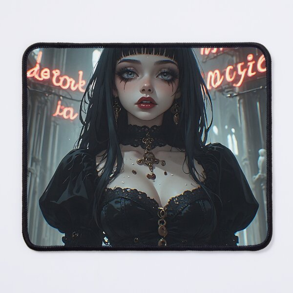 Item preview, Hot Halloween Anime Goth Girl Waifu 253 designed and sold by Your New Fixation.