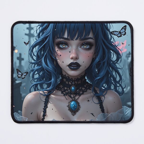 Item preview, Hot Halloween Anime Goth Girl Waifu 254 designed and sold by Your New Fixation.
