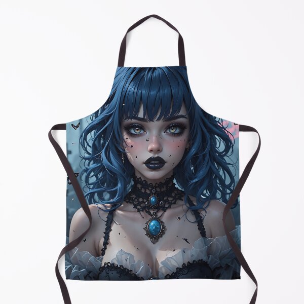 Item preview, Hot Halloween Anime Goth Girl Waifu 254 designed and sold by Your New Fixation.