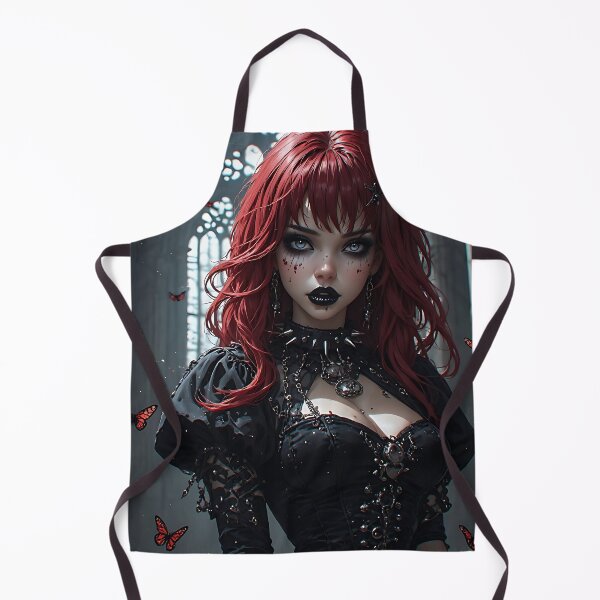 Item preview, Hot Halloween Anime Goth Girl Waifu 256 designed and sold by Your New Fixation.