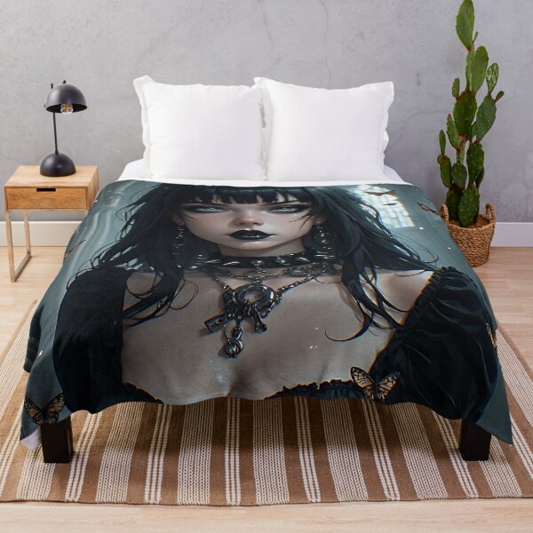 Item preview, Hot Halloween Anime Goth Girl Waifu 257 designed and sold by Your New Fixation.