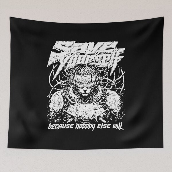 Item preview, Save Yourself Nobody Else Will Cyber Soldier  designed and sold by graphixpolash.