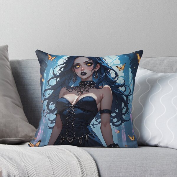 Item preview, Hot Halloween Anime Goth Girl Waifu 258 designed and sold by Your New Fixation.