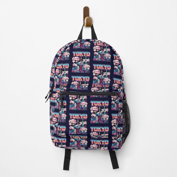 Item preview, Tokyo Japan Synthwave Cherry Blossom Travel Graphic designed and sold by PACS0011.