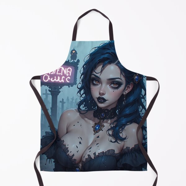 Item preview, Hot Halloween Anime Goth Girl Waifu 260 designed and sold by Your New Fixation.