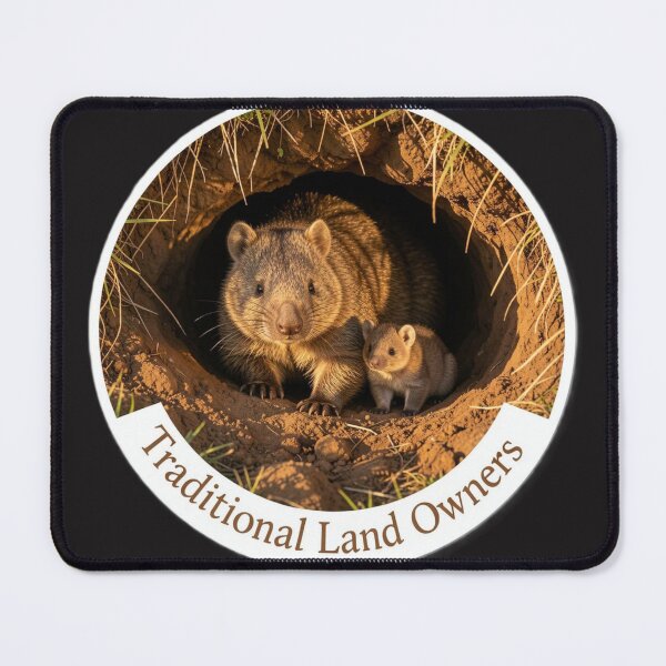 Item preview, Wombats - Traditional Land Owners designed and sold by Kirrindy Designs.