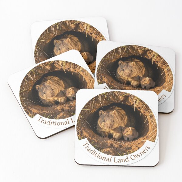 Item preview, Wombats - Traditional Land Owners designed and sold by Kirrindy Designs.