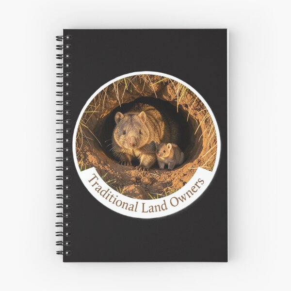 Item preview, Wombats - Traditional Land Owners designed and sold by Kirrindy Designs.
