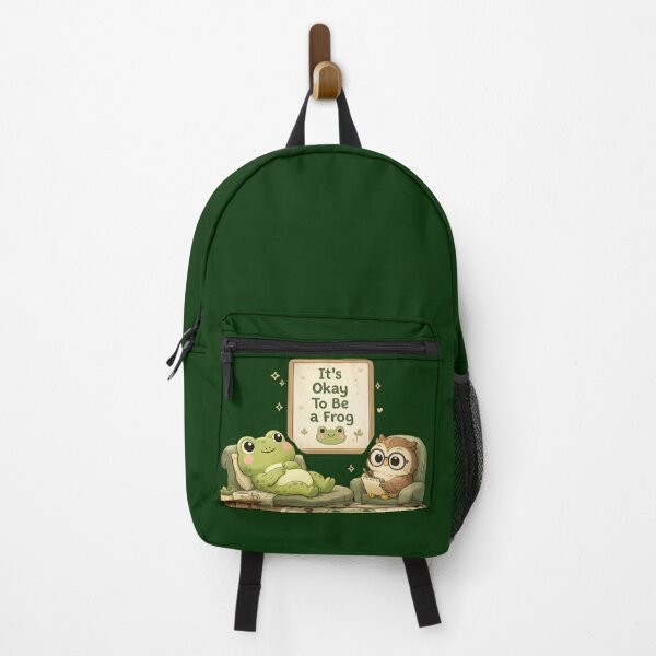 Item preview, We All Need A Little Help — Funny Therapy Frog Gift Sticker Hoodie Mug  designed and sold by irfanshikh.