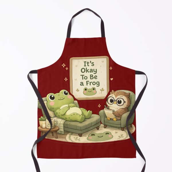 Item preview, We All Need A Little Help — Funny Therapy Frog Gift Sticker Hoodie Mug designed and sold by irfanshikh.