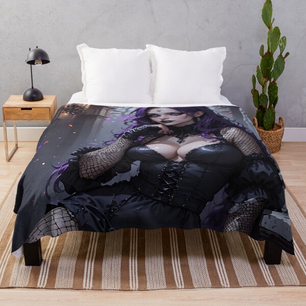 Item preview, Hot Halloween Anime Goth Girl Waifu 265 designed and sold by Your New Fixation.