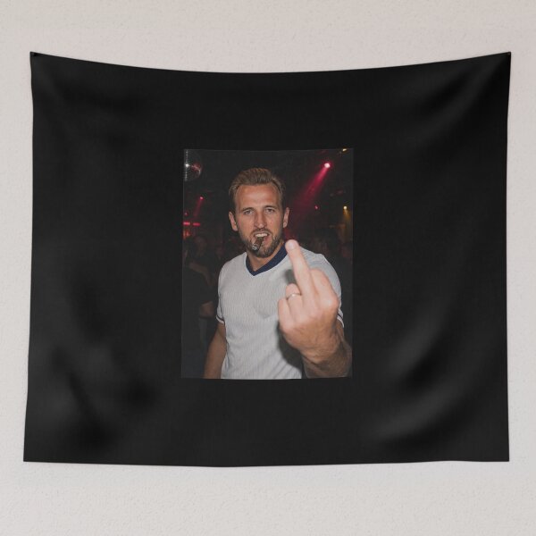 Item preview, Harry Kane England Football Pub Funny Middle Finger designed and sold by aridawstrusbbyg.