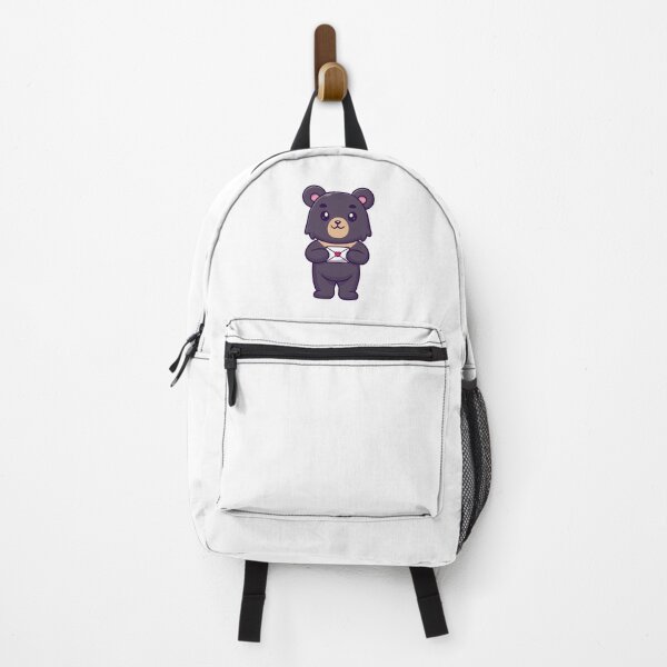 Item preview, Cute Black Bear Holding Love Letter Cartoon designed and sold by Julieneilw.