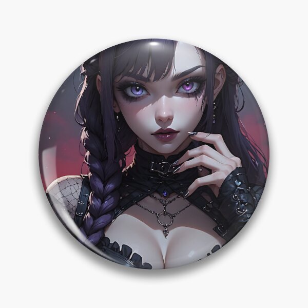 Artikelvorschau, Heißes Halloween-Anime-Goth-Girl-Waifu 269 entworfen und verkauft von Your New Fixation.