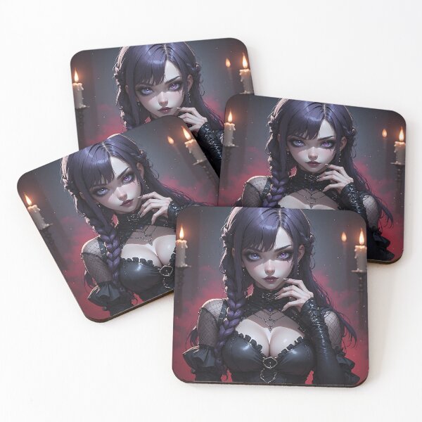 Item preview, Hot Halloween Anime Goth Girl Waifu 269 designed and sold by Your New Fixation.