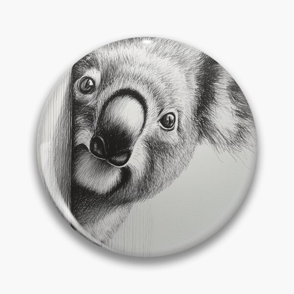 Artikelvorschau, Neugieriger Koala schaut hervor entworfen und verkauft von lautir.