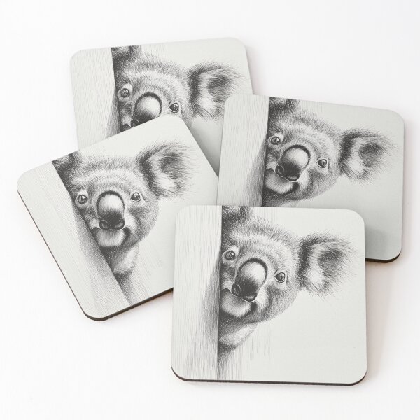 Item preview, Curious Koala Peeking designed and sold by lautir.