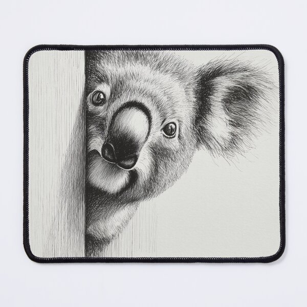 Item preview, Curious Koala Peeking designed and sold by lautir.