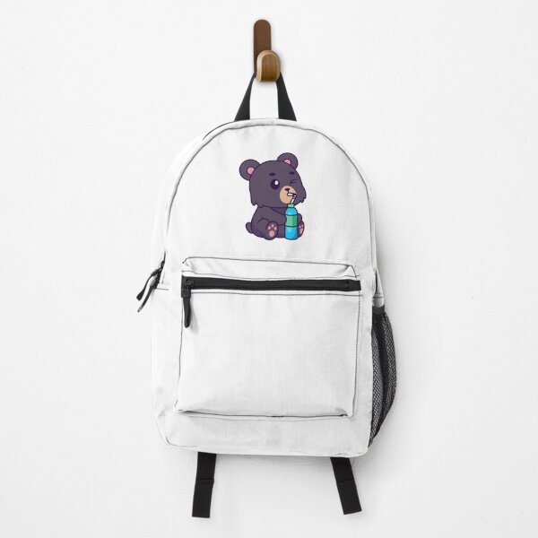 Item preview, Cute Black Bear Drinking Soda Water Cartoon designed and sold by Julieneilw.