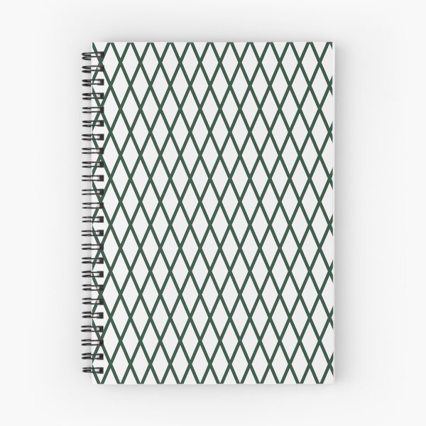 Item preview, White And Forest Green Lattice Pattern designed and sold by pattern-archive.