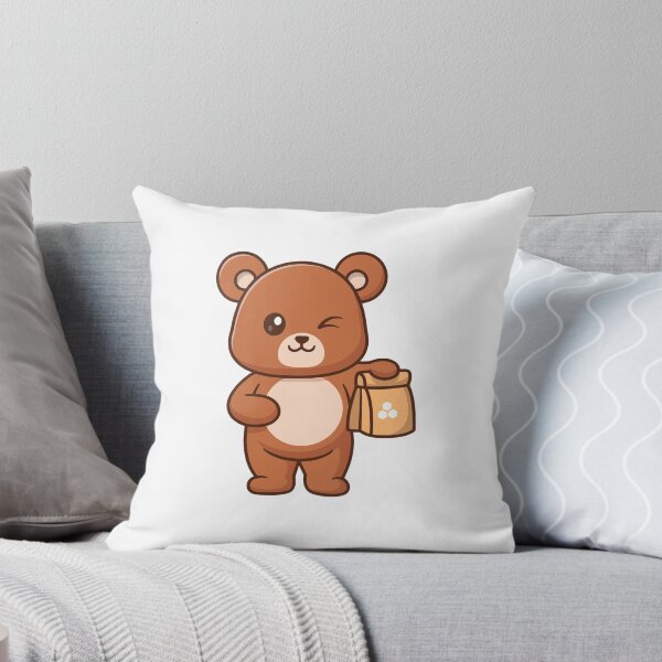 Item preview, Cute Teddy Bear Holding Honey Bag Cartoon designed and sold by Julieneilw.