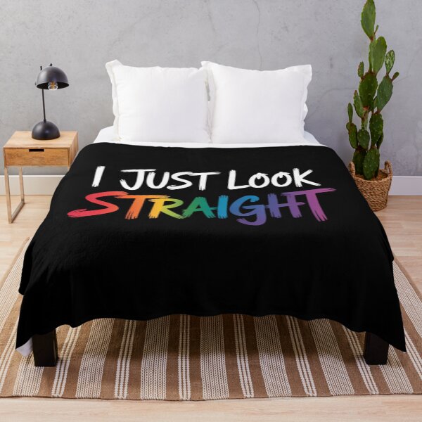 Item preview, I Just Look Straight LGBT Rainbow designed and sold by SapfireStuArt.