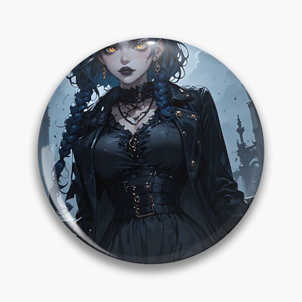 Item preview, Hot Halloween Anime Goth Girl Waifu 271 designed and sold by Your New Fixation.