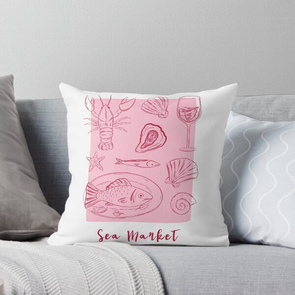 Item preview, Sea Market Hand Drawn Seafood  designed and sold by the-myro.