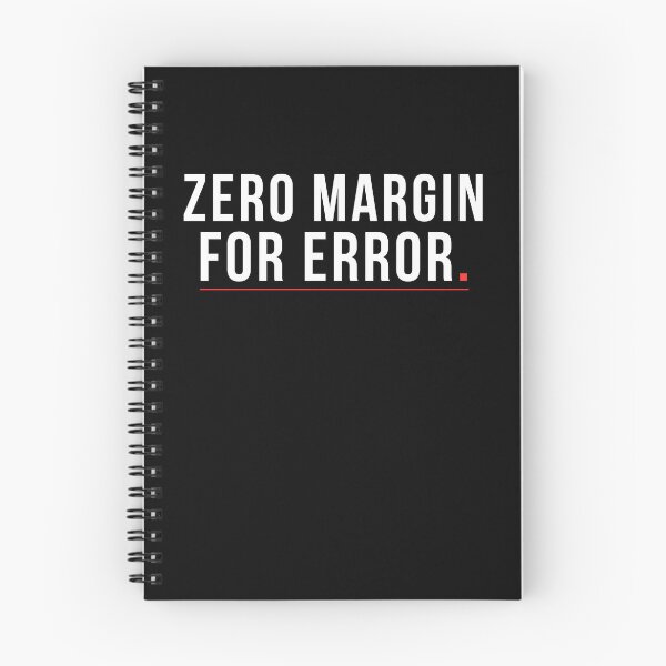 Item preview, Zero Margin For Error Funny Accounting Audit Humor Design designed and sold by FCA SIR MERCH .