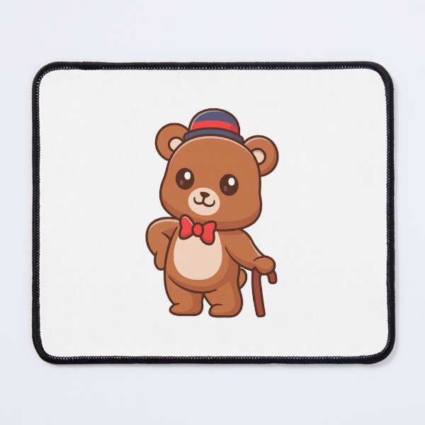 Item preview, Cute Gentleman Teddy Bear with Hat and Cane designed and sold by Julieneilw.