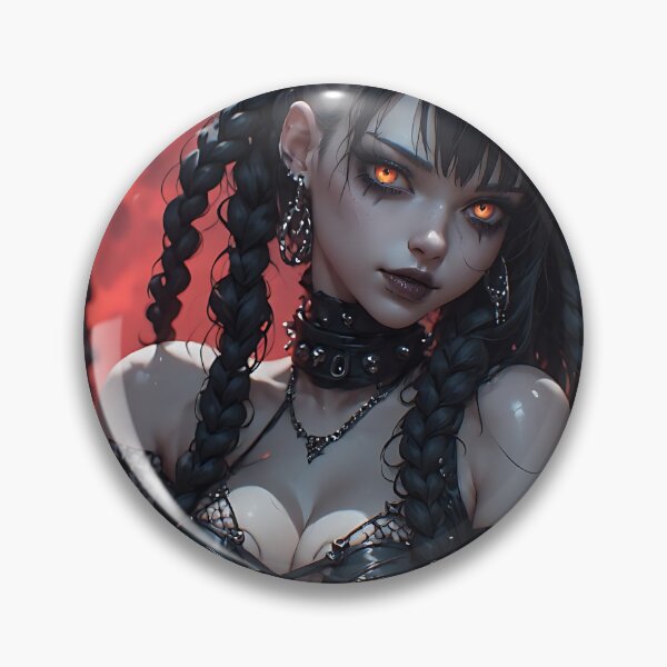 Item preview, Hot Halloween Anime Goth Girl Waifu 272 designed and sold by Your New Fixation.
