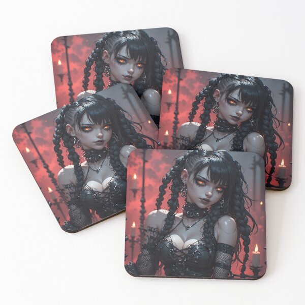 Item preview, Hot Halloween Anime Goth Girl Waifu 272 designed and sold by Your New Fixation.