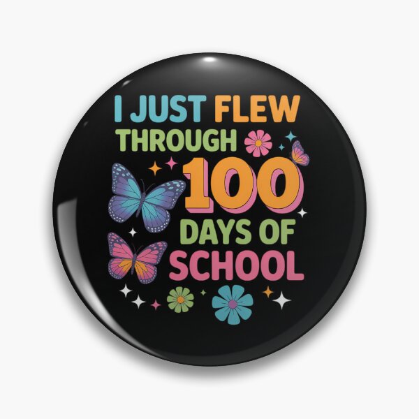 Item preview, I Just Flew Through 100 Days of School Butterfly designed and sold by SapfireStuArt.