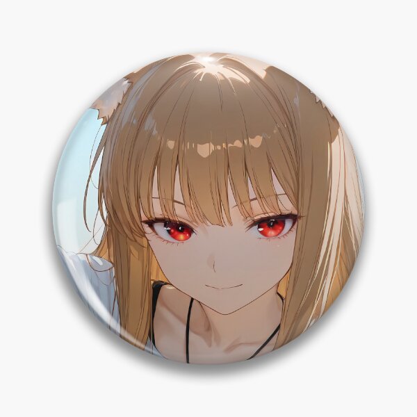 Item preview, Holo Spice And Wolf Selfie Smile Blue Sky Wolf Ears designed and sold by MicaheHaffner.