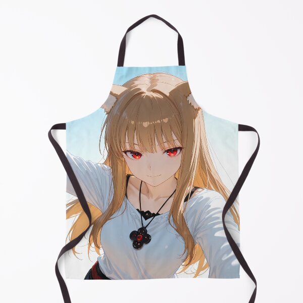 Item preview, Holo Spice And Wolf Selfie Smile Blue Sky Wolf Ears designed and sold by MicaheHaffner.